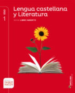 portada LENGUA CASTELLANA Y LITERATURA LIBRO ABIERTO 1 ESO GRUP PROMOTOR (in Spanish)