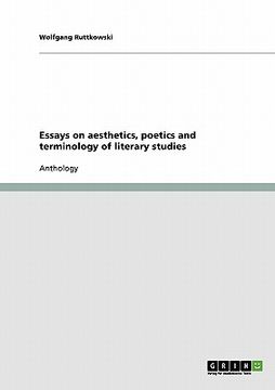 portada essays on aesthetics, poetics and terminology of literary studies (in English)