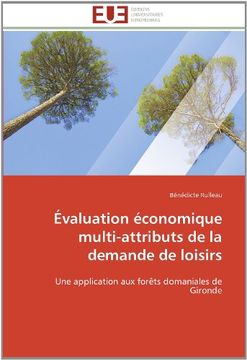 portada Evaluation Economique Multi-Attributs de La Demande de Loisirs