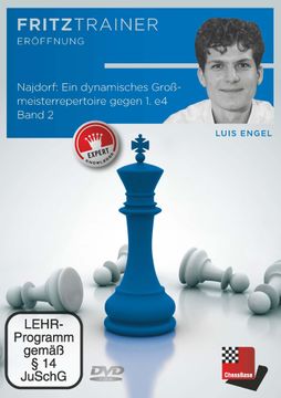 portada Luis Engel: Najdorf - ein Dynamisches Grossmeisterrepertoire Gegen 1. E4 - Band 2, Dvd-Rom (en Alemán)