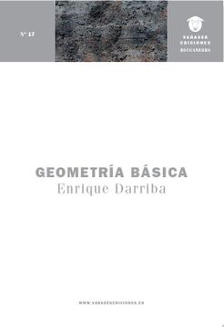 portada Geometría básica (Paperback)