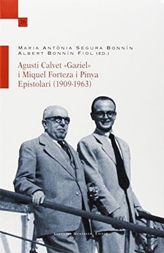 portada Agustí Calvet "Gaziel" i Miquel Forteza i Pinya. Epistolari (1909-1963) (Temps Obert)