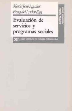 portada Evaluación de servicios y programas sociales (Acción social)