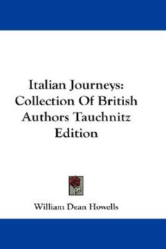 portada italian journeys: collection of british authors tauchnitz edition