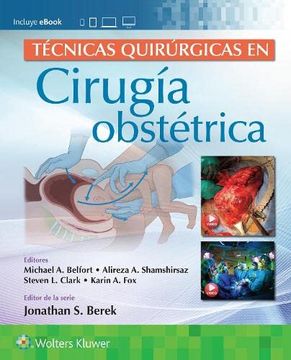 portada Técnicas quirúrgicas en cirugía obstétrica