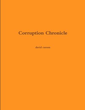 portada Corruption Chronicle (in English)