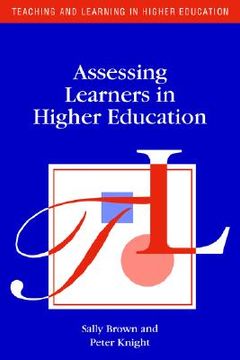 portada assessing learners in higher education (en Inglés)