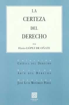 portada La Certeza del Derecho (in Spanish)