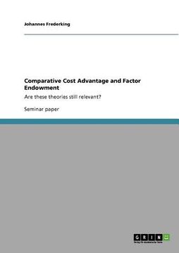 portada comparative cost advantage and factor endowment