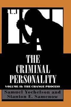 portada the criminal personality: the change process (en Inglés)