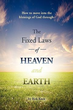 portada the fixed laws of heaven and earth (en Inglés)