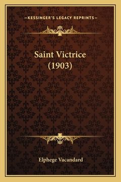 portada Saint Victrice (1903) (in French)
