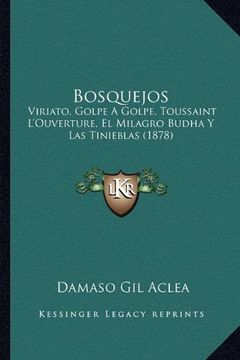 portada Bosquejos: Viriato, Golpe a Golpe, Toussaint L'ouverture, el Milagro Budha y las Tinieblas (1878)