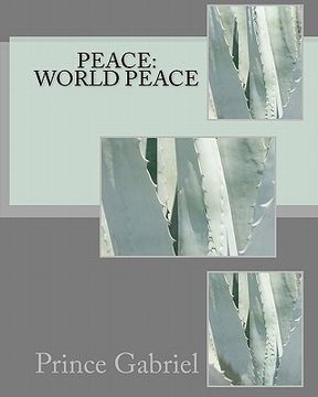 portada peace: world peace (en Inglés)