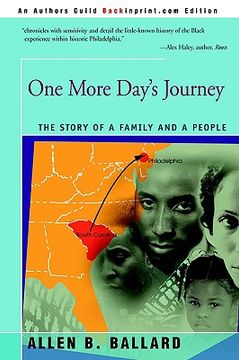 portada one more day's journey: the story of a family and a people (en Inglés)