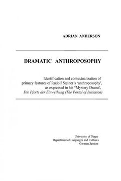 portada Dramatic Anthroposophy (in English)