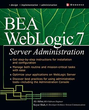 portada Bea Weblogic 7 Server Administration (en Inglés)