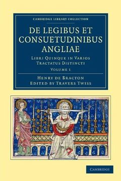 portada De Legibus et Consuetudinibus Angliae 6 Volume Set: De Legibus et Consuetudinibus Angliae - Volume 1 (Cambridge Library Collection - Rolls) (in English)
