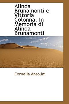 portada alinda brunamonti e vittoria colonna: in memoria di alinda brunamonti