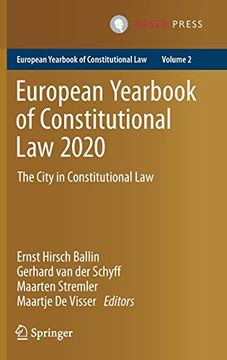 portada European Yearbook of Constitutional law 2020: The City in Constitutional law (en Inglés)