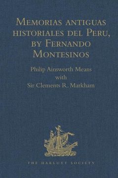portada Memorias Antiguas Historiales del Peru, by Fernando Montesinos (in English)