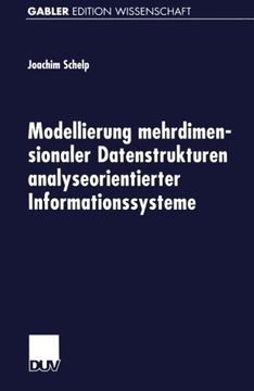 portada Modellierung mehrdimensionaler Datenstrukturen analyseorientierter Informationssysteme (Gabler Edition Wissenschaft) (German Edition)