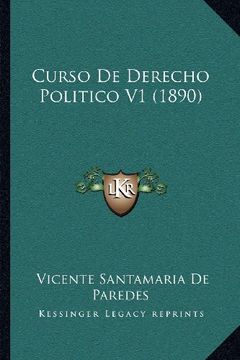 portada Curso de Derecho Politico v1 (1890)