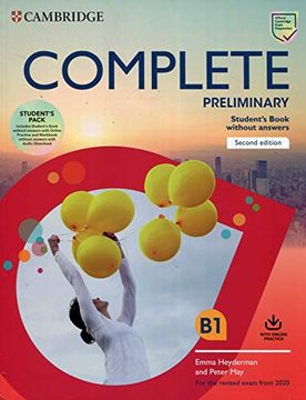 portada Complete Preliminary Student's Book Pack (sb wo Answers w Online Practice and wb wo Answers w Audio Download): For the Revised Exam From 2020 (en Inglés)