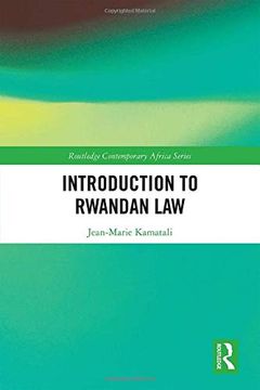 portada Introduction to Rwandan law (Routledge Contemporary Africa) (en Inglés)