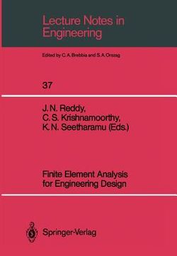 portada finite element analysis for engineering design