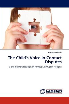 portada the child's voice in contact disputes (en Inglés)