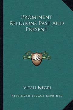 portada prominent religions past and present (en Inglés)