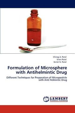 portada formulation of microsphere with antihelmintic drug (en Inglés)