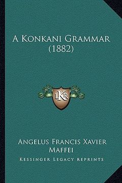 portada a konkani grammar (1882) (in English)