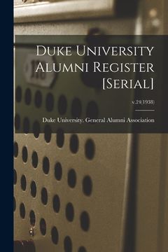 portada Duke University Alumni Register [serial]; v.24(1938) (en Inglés)