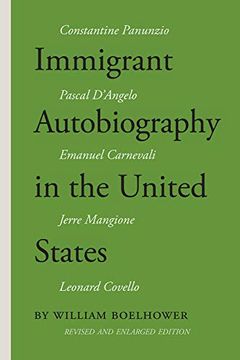 portada Immigrant Autobiography in the United States: Five Versions of the Italian American Experience (151) (Via Folios) (in English)