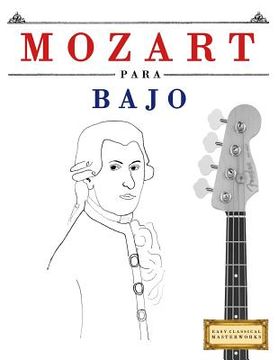 portada Mozart Para Bajo: 10 Piezas F