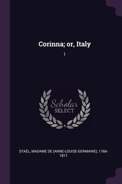 portada Corinna; or, Italy: 1 (en Inglés)