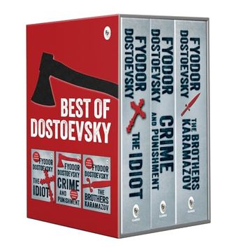 portada The Best of Dostoevsky Boxed set (Crime and Punishment the Idiot the Brothers Karamazov)