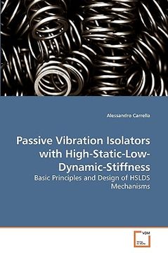 portada passive vibration isolators with high-static-low-dynamic-stiffness (in English)