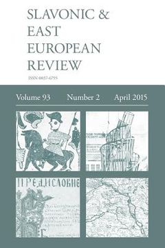 portada Slavonic & East European Review (93: 2) April 2015 (in English)