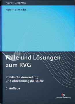 portada Fälle und Lösungen zum rvg (en Alemán)