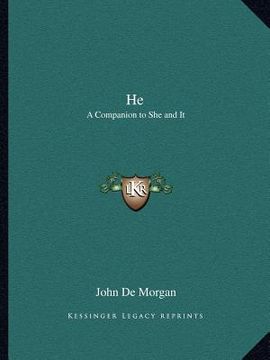 portada he: a companion to she and it (in English)