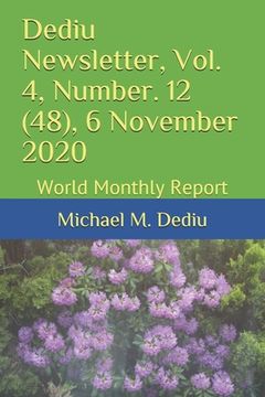 portada Dediu Newsletter, Vol. 4, Number. 12 (48), 6 November 2020: World Monthly Report (en Inglés)
