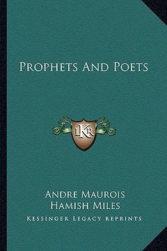 portada prophets and poets (en Inglés)