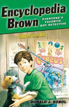 portada Encyclopedia Brown Solves Them all (en Inglés)