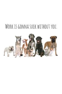 portada Work is gonna suck without you.: Perfect goodbye gift for coworker that is leaving / going away gift for your co worker, boss, manager, employee. (en Inglés)