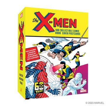 portada The X-Men: 100 Collectible Comic Book Cover Postcards (en Inglés)