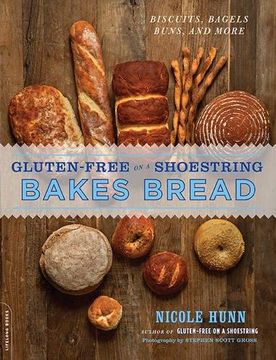 portada Gluten-Free on a Shoestring Bakes Bread: (Biscuits, Bagels, Buns, and More) 