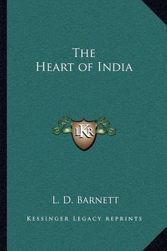 portada the heart of india (en Inglés)